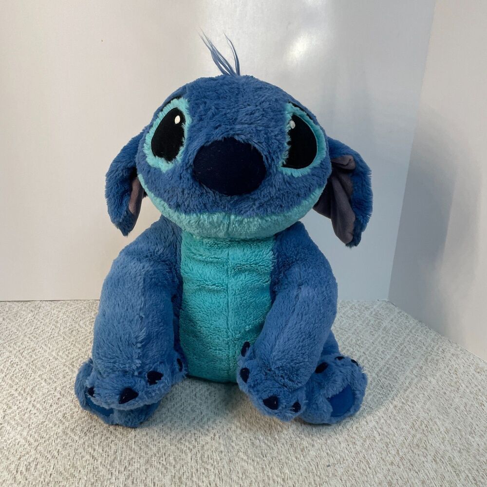 Disney Stitch Plush Stuffed Animal Disney Parks Large 14" Soft Toy